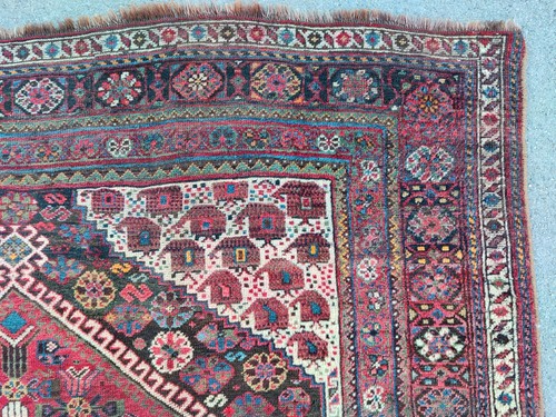 Rare antique rug 7x10 - rare, heriz