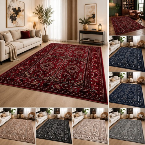 Traditional large rug non slip - large,