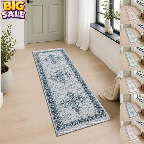 Long hallway runner rug door - hallway,