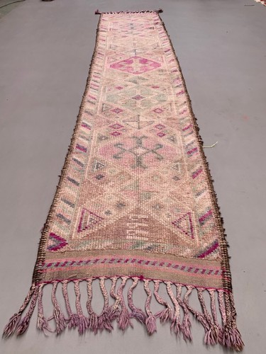 Vintage turkish tribal runner - vintage,