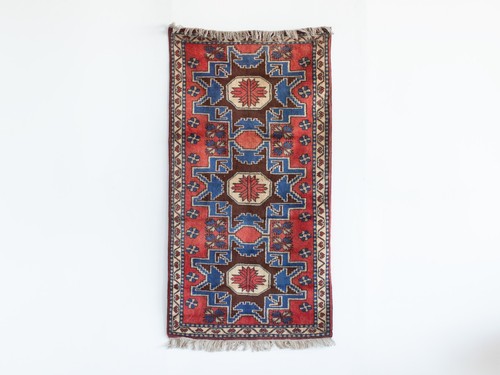 Hand knotted turkish rug late - turkish,