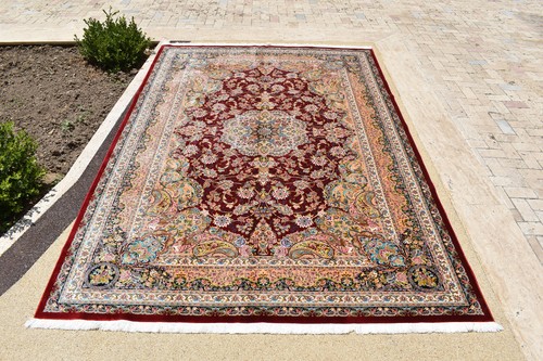 Machine made 6x9 red - machine, persian