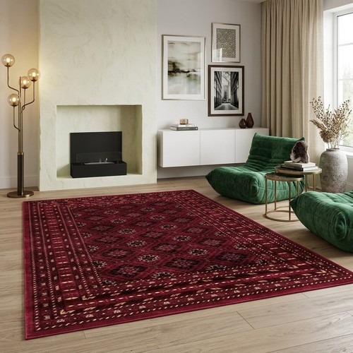 Non slip large traditional rug - traditional,