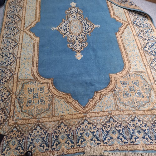 Blue persian carpet - persian,
