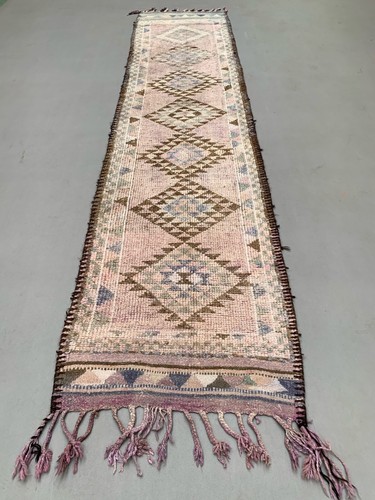 Vintage turkish tribal runner - turkish,