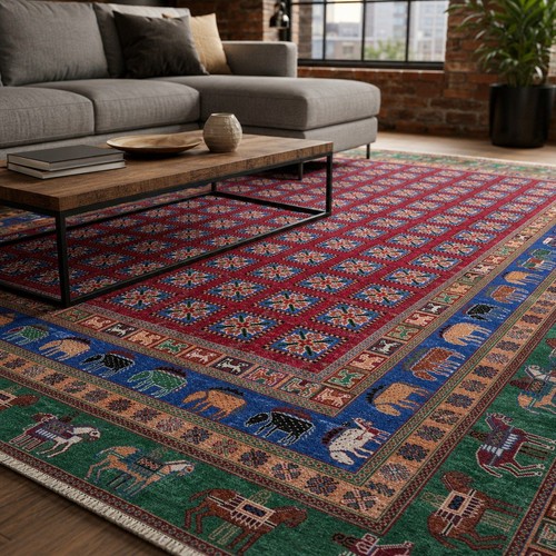Machine washable rug non slip - non,