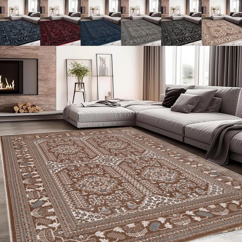 Non slip traditional area rugs - slip,