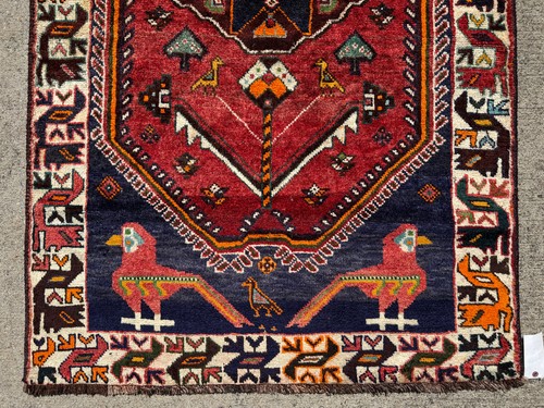 Vintage turkish rug caucasian - vintage,